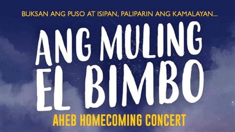 'Ang Huling El Bimbo' Tickets Now On Sale .